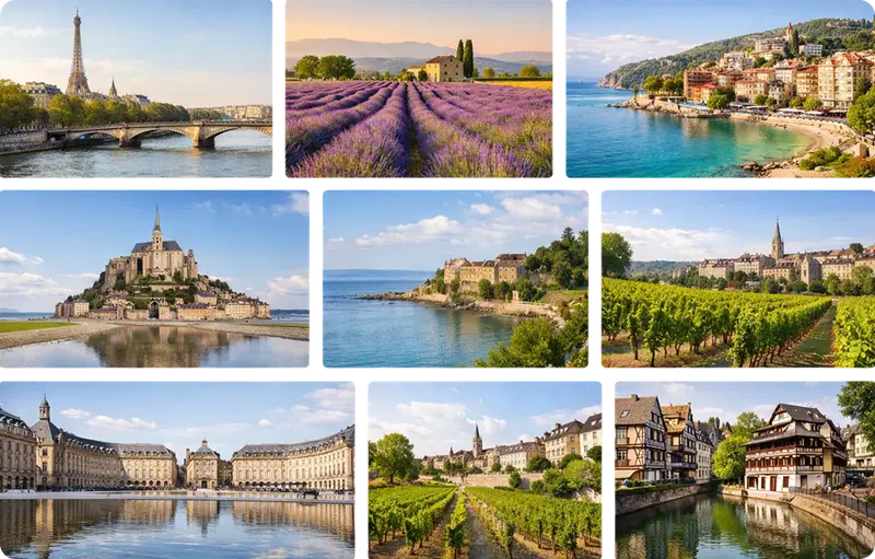 Top Destinations in France