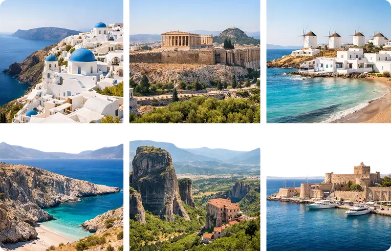 Top Destinations in Greece